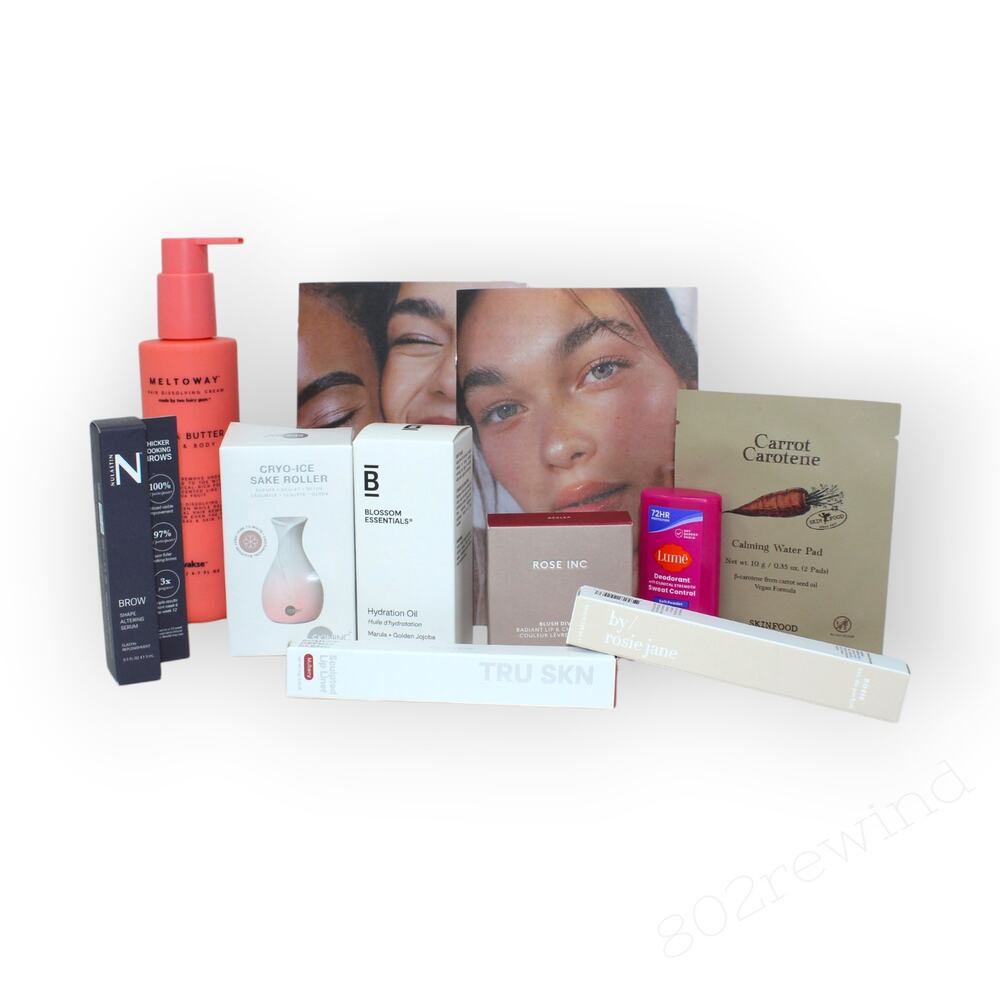 Lume, Skinfood, Rose Inc + Nulastin - Allure Beauty Box Bundle (9pcs)